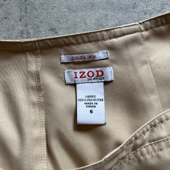 💘ON SALE💘 Minimal Tan Mini Skort | Y2K Neutral Skirt - Picture 4 of 4